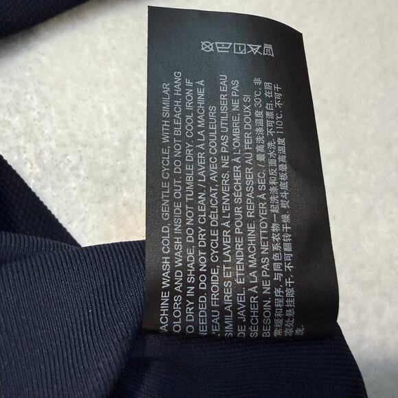 Theory Jocelin LS Double Piqué Crewneck Top Baltic Navy Men’s XL New With Tags - Picture 7 of 10